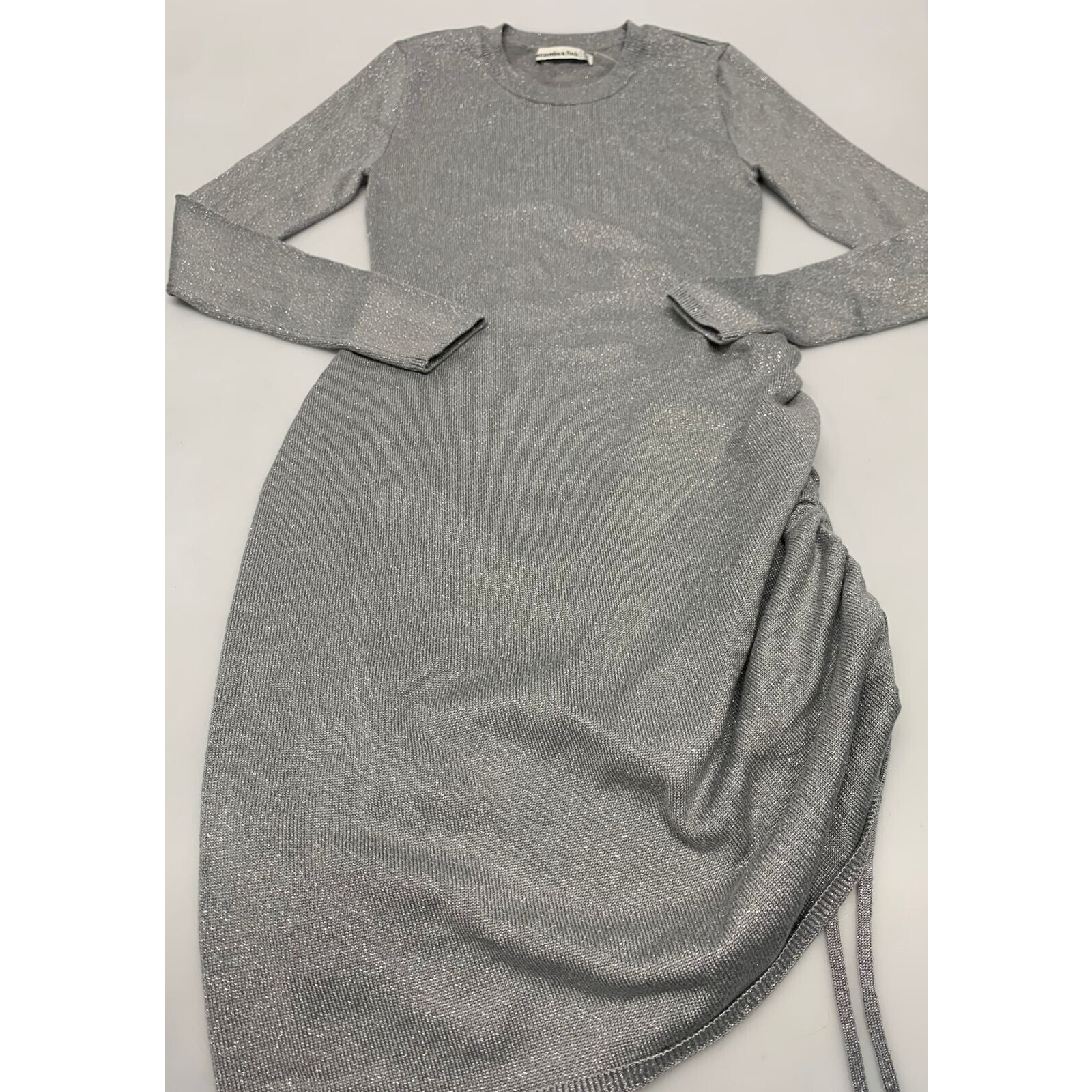 Abercrombie & Fitch Dress Long Sleeve Gray Xst Women's A57